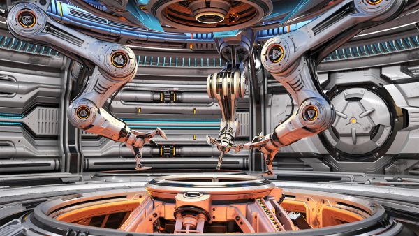 Sci-Fi Construction Lab - Rigged