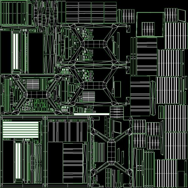 Sci-fi Container set of 3 v1