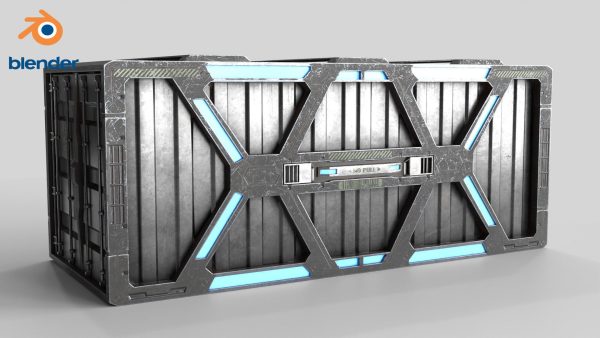 Sci-fi Container set of 3 v1