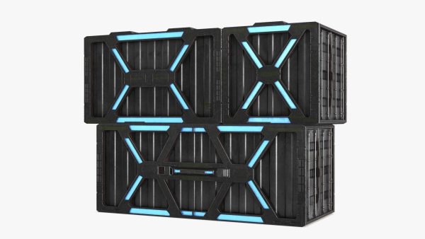 Sci-fi Container set of 3 v1