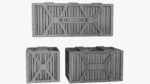 Sci-fi Container set of 3 v1