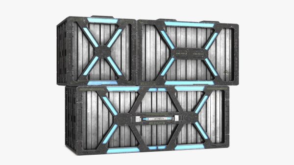 Sci-fi Container set of 3 v1