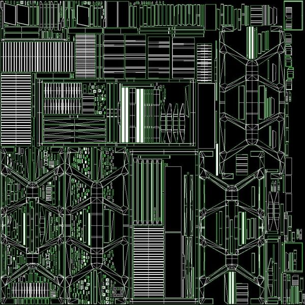 Sci-fi Container set of 3 v1