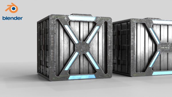 Sci-fi Container set of 3 v1