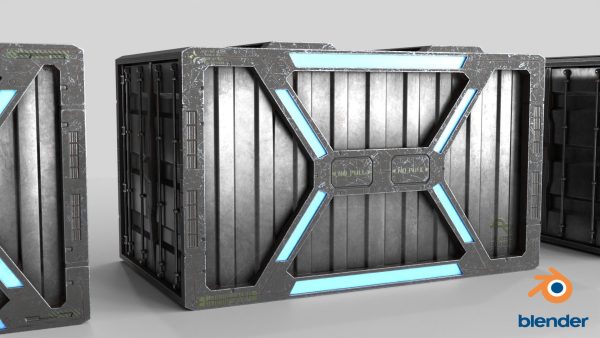Sci-fi Container set of 3 v1