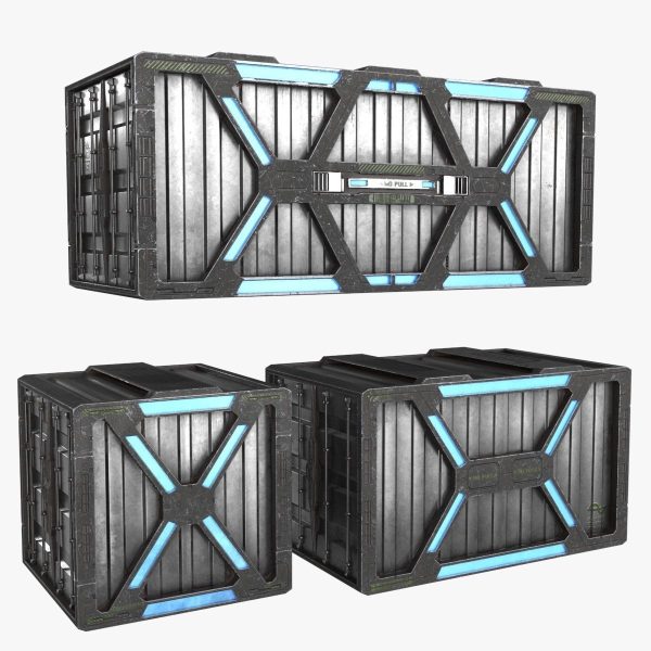 Sci-fi Container set of 3 v1