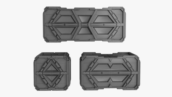Sci-fi Container set of 3 V3