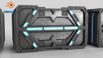 Sci-fi Container set of 3 V3