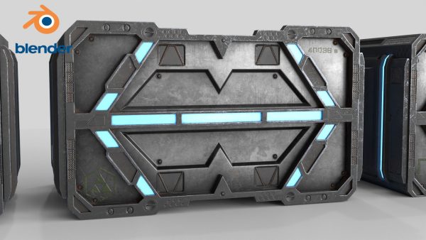 Sci-fi Container set of 3 V3