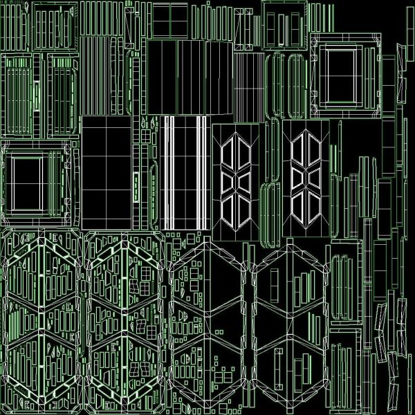 Sci-fi Container set of 3 V3