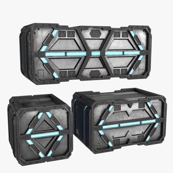 Sci-fi Container set of 3 V3