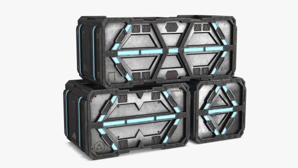 Sci-fi Container set of 3 V3