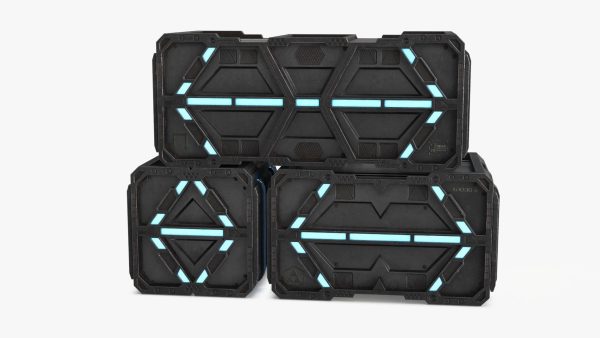 Sci-fi Container set of 3 V3
