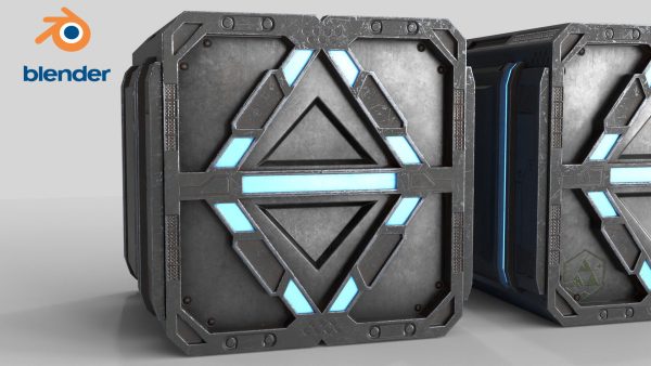 Sci-fi Container set of 3 V3