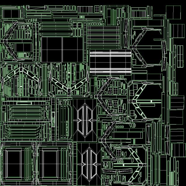 Sci-fi Container set of 3 V3