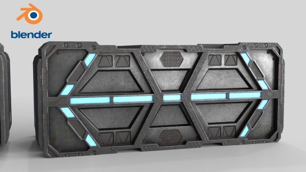 Sci-fi Container set of 3 V3