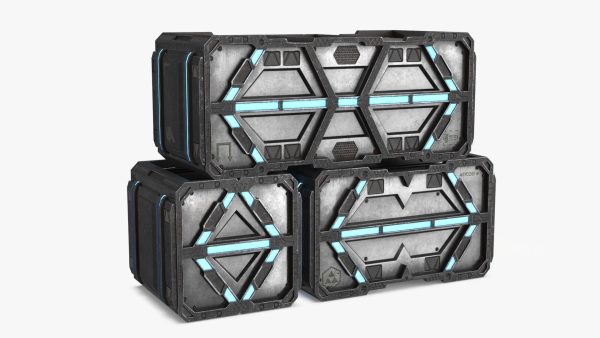 Sci-fi Container set of 3 V3