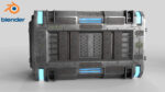 Sci-fi Container set of 3 v4