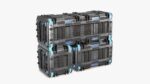 Sci-fi Container set of 3 v4