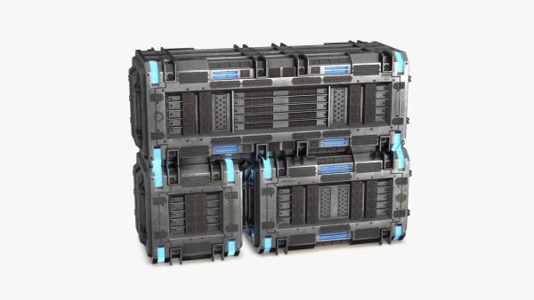 Sci-fi Container set of 3 v4