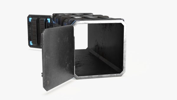Sci-fi Container set of 3 v4