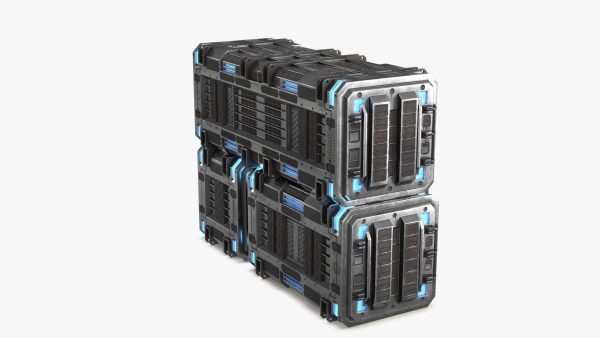 Sci-fi Container set of 3 v4