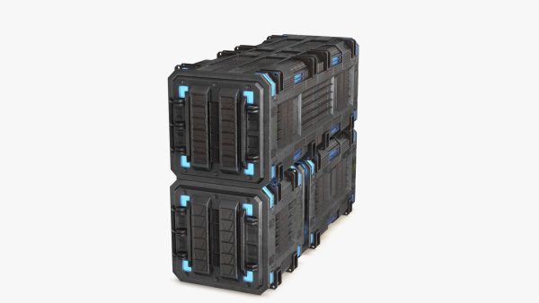 Sci-fi Container set of 3 v4