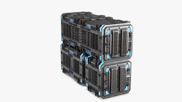 Sci-fi Container set of 3 v4