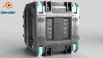 Sci-fi Container set of 3 v4