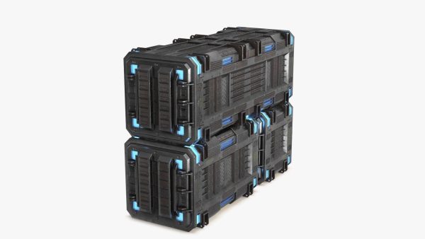 Sci-fi Container set of 3 v4