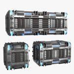 Sci-fi Container set of 3 v4