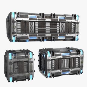 Sci-fi Container set of 3 v4