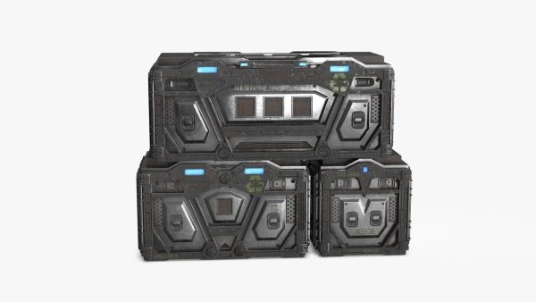 Sci-fi Container set of 3 v5