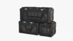 Sci-fi Container set of 3 v5