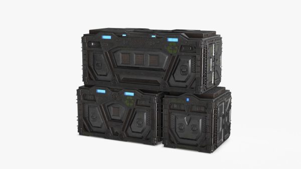 Sci-fi Container set of 3 v5