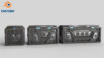 Sci-fi Container set of 3 v5