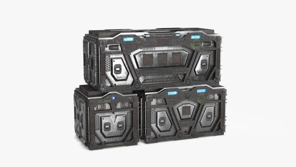 Sci-fi Container set of 3 v5