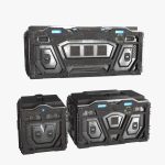 Sci-fi Container set of 3 v5