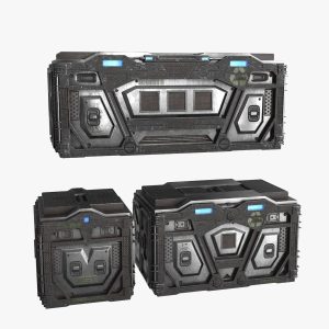 Sci-fi Container set of 3 v5