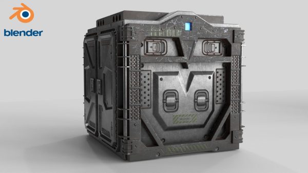Sci-fi Container set of 3 v5
