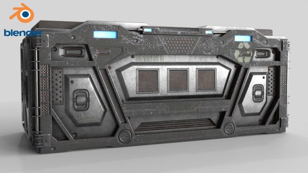 Sci-fi Container set of 3 v5