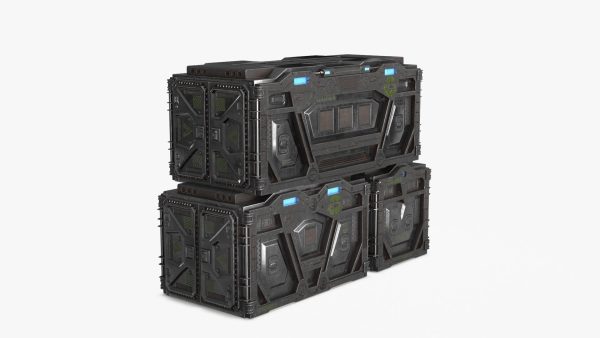 Sci-fi Container set of 3 v5