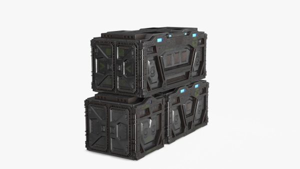 Sci-fi Container set of 3 v5