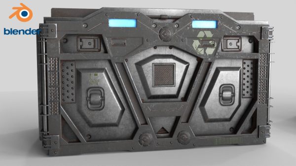 Sci-fi Container set of 3 v5