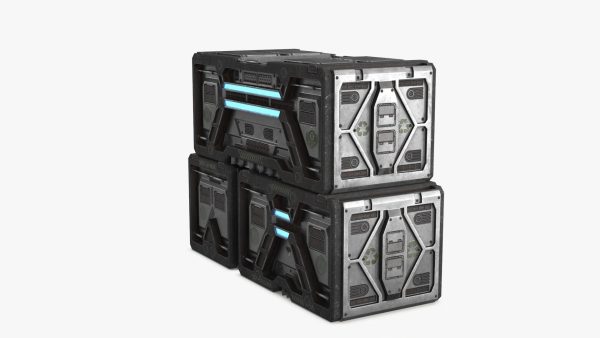Sci-fi Container set of 3 v6