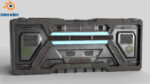 Sci-fi Container set of 3 v6