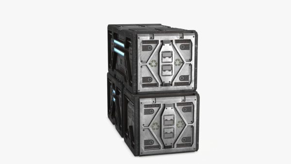 Sci-fi Container set of 3 v6