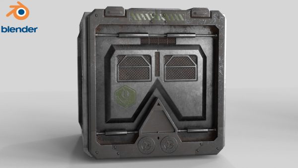 Sci-fi Container set of 3 v6