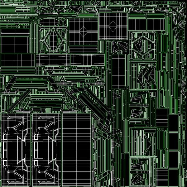 Sci-fi Container set of 3 v6