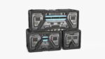 Sci-fi Container set of 3 v6